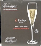 LUIGI BORMIOLI VINOTEQUE PERLAGE pezsgős pohár, 17,5 cl, 6 db, 198123