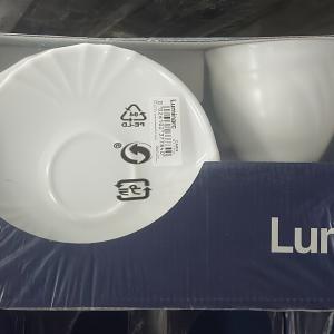 Luminarc Cadix teás csésze + alátét tálka , 6+6 db, 22 cl,