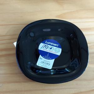 LUMINARC CARINE fekete desszert tányér 19 cm, 1db