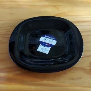 LUMINARC CARINE fekete lapos tányér 26,5 cm, 1db
