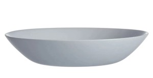 Luminarc Diwali Granit (szürke) mély üveg tányér, 20 cm, 1 db