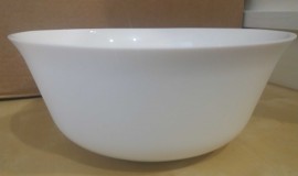 LUMINARC Every Day salátás tál, fehér, 24 cm, üveg, kerek, 501632