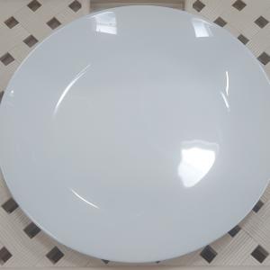 Luminarc Zelie fehér, üveg lapos tányér, 25cm, 500959LT