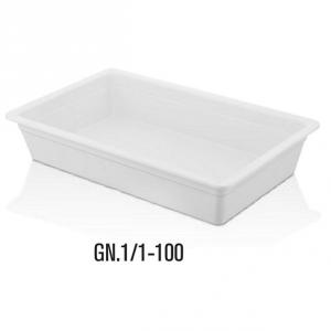 MELAMIN GN 1/2 26,5×32,5x10cm FEHÉR, 11100.cw