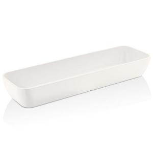 MELAMIN GN 2/4 53×16,2×3,5cm 3,8l FEHÉR CORONA, 42024.cw
