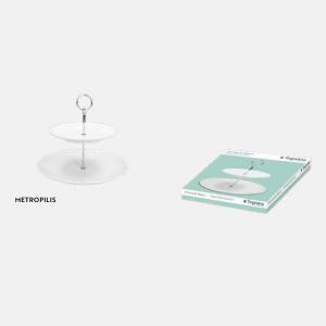 METROPOLIS BIANCO porcelán sütiállvány 27cm