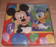 Mickey és barátai: Donald és Pluto szalvéta, 33X33 cm, 2 rétegű, 20 db