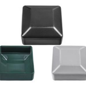 Műanyag kerítés oszlopsapka 16x16 mm oszlopokra. fekete, szürke, zöld, barna,  50 db