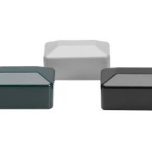 Műanyag kerítés oszlopsapka 20x80 mm oszlopokra. fekete, szürke, zöld, barna, 50db