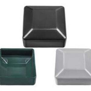 Műanyag kerítés oszlopsapka 50x50 mm oszlopokra. fekete, szürke, zöld, barna, 20db