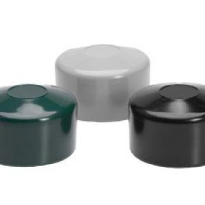 Műanyag kerítés oszlopsapka Ø38 mm oszlopokra. fekete, szürke, zöld, barna, 50 db