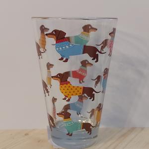 NADIA Tacskó üdítős pohár 31cl, üveg