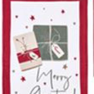 N.S.BLA251902B Pamut konyharuha 40x65cm, Christmas is coming II. csomag