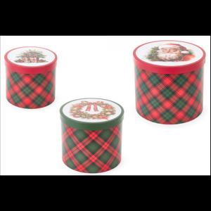 N.S.DOT251901 Kartondobozszett 3 db-os, 26x22/23x19,5/20x17cm, Christmas is coming