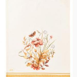 N.S.HTH241010B Konyharuha 50x70cm, pamut, Giardino d'Autunno, kompozíció