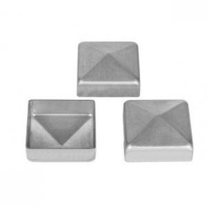 Nyersacél oszlopsapka 20x20 mm oszlopokra. Kiszerelés: 50 db