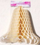 Papírharang, 28 cm, ivory/bordó, 1 db,  W13002