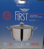 Pintinox First rozsdamentes fazék fedővel, 20 cm, 3,1 liter, indukciós