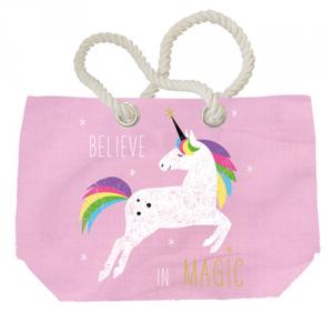 PPD.1552507 Pink Unicorn vászon strandtáska 55x38cm