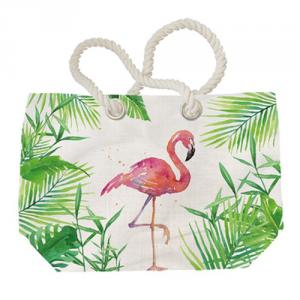 PPD.1552707 Tropical Flamingo vászon strandtáska,55x38cm