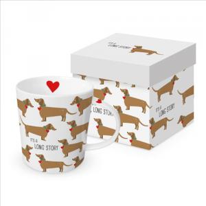 PPD.160302669 Porcelánbögre 0,4l dobozban, Long Story