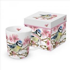 PPD.160302995 Porcelánbögre 0,4l dobozban, Oiseau Printemps