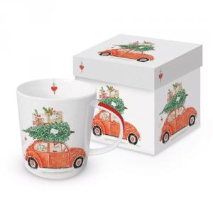 PPD.360302368 Porcelánbögre 0,35l, dobozban, Christmas Delivery