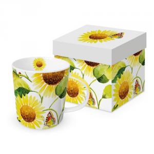 PPD.604681 Porcelánbögre dobozban 0,35l, Sunflowers