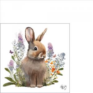 PPD.B125002622 Belle Bunny papírszalvéta 25x25cm, 20db-os