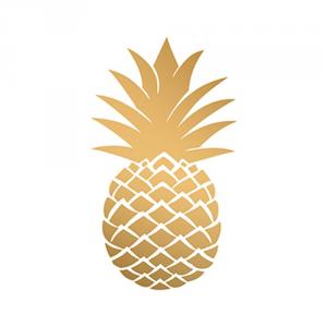PPD.C1332657 Golden Pineapple papírszalvéta 33xcm,20db-os