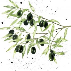 PPD.C1334394 Olives papírszalvéta 33x33cm,20db-os