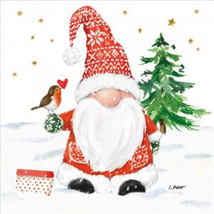 PPD.C333002773 Christmas Buddy papírszalvéta 33x33cm, 20db-os