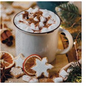 P.W.SDL233500 Enamel Hot Mug papírszalvéta 33x33cm, 20db-os