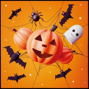 P.W.SDL237500 Fanny halloween papírszalvéta 33x33cm,20db-os