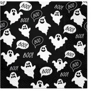 P.W.SDL302118 Boo papírszalvéta 33x33cm,20db-os