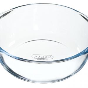 PYREX AIRFRYER kerek tál füles 26x23x8cm 2,3L