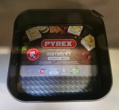 Pyrex Asimetria bevonatos tortaforma, 23X23 cm, 203245
