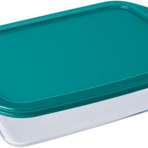 Pyrex Cook Store; üveg sütőtál, műanyag tető, 40X27X7 cm, 4,5 liter, 203223