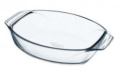 Pyrex Irresistible ovál füles sütőtál, üveg, 35X24X7 cm, 3l, 203195
