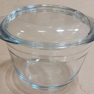 PYREX leveses tál, fedővel, 26,5x23x15,2cm, üveg, 4l