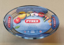 PYREX ovál csuszatál, üveg, 21X13 cm, 0,5 liter, 203179