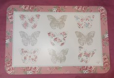 R2S Easy Life műanyag reggeliző alátét, Maison des papillons, MAP0350DI