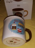 R2S Easy Life Retro Coffee Turcuois kerámia bögre díszdobozban, 300 ml, 153431