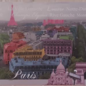 R2S műanyag reggeliző alátét, PARIS COLOR, 45X30 cm, ART PAC0550DO