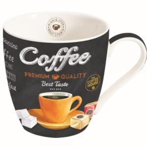 R2S.1010ICTO Porcelánbögre 350ml, dobozban, It's Coffee Time Orange