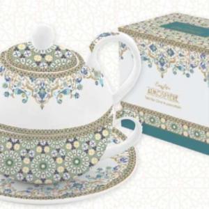 R2S.104MOS1 Porcelán egyszemélyes teáskészlet 350ml+350ml,dobozban,Atmosphere