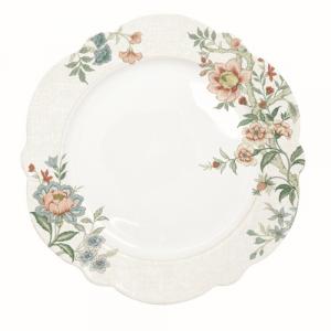 R2S.1050ZENW Porcelán lapostányér 26cm, Zen Garden White