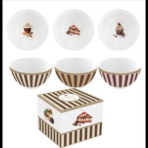 R2S.1084SWEM Porcelán tálkaszett S/3, 9,5cm, dobozban, Sweet Moments