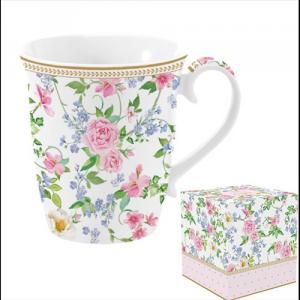 R2S.1101GAJO Porcelánbögre 275ml dobozban,Garden Joy