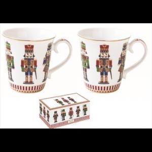 R2S.1102NUTC Porcelán bögreszett 275ml, 2db-os dobozban,Nutcracker